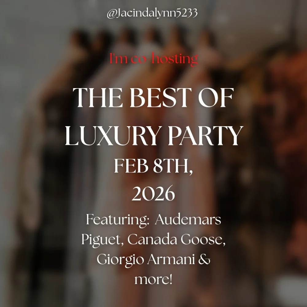 Join Me As I Co-host The Best Of Luxury Poshmark Party On February 8th, 2026 !!!